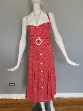 Vintage Rockabilly Dress, VGUC, Approximate Size S